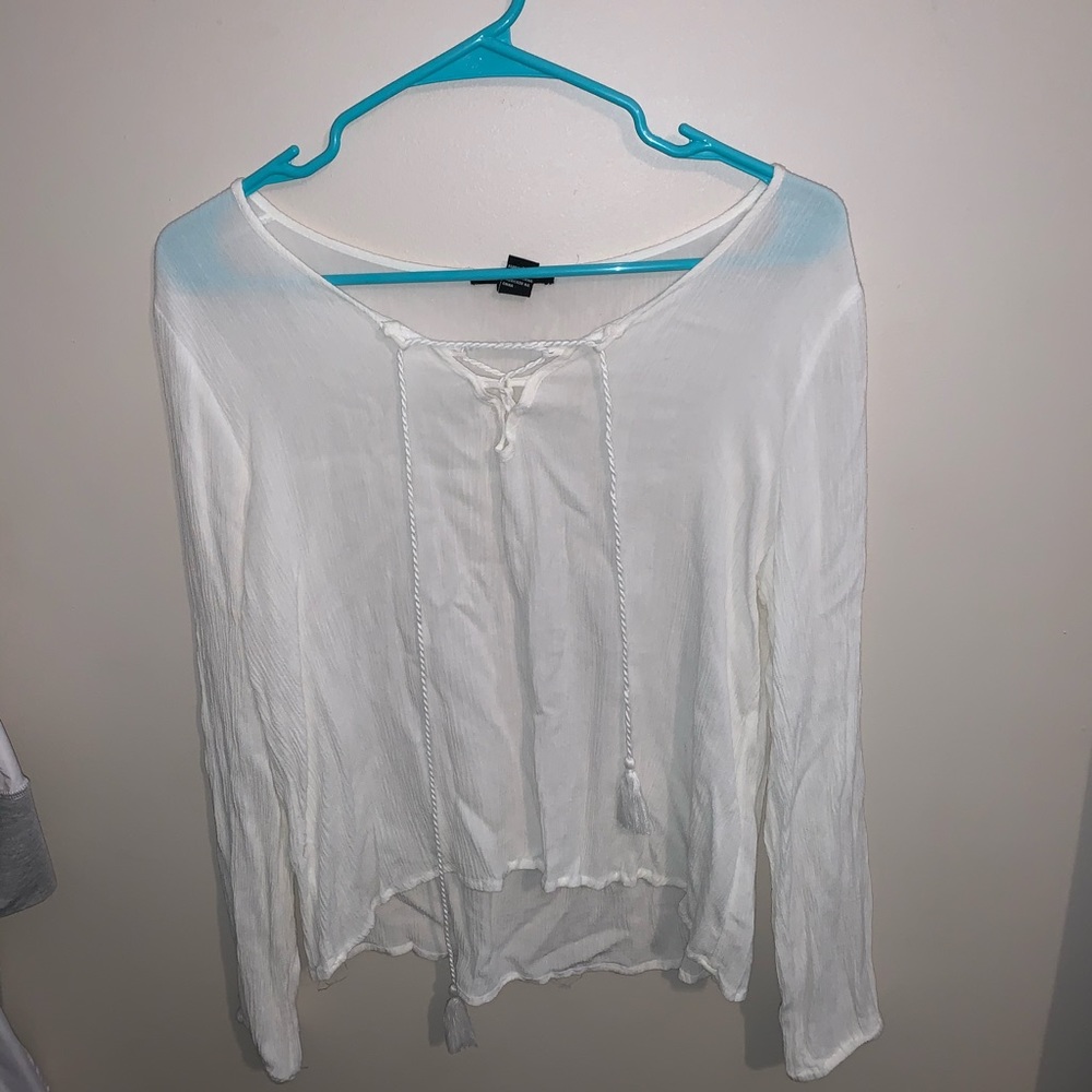 Long sleeve Forever 21 crop top!